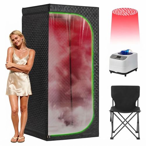 Steam Sauna Tent, Single with Red Light
